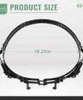 Heavy duty replacement band and split hinge kit measuring 18.25 inches for large charcoal pits to enhance cooking performance.