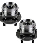 2 Pack Front Wheel Bearing And Hub Assembly For Toyota Prius 2004 Through 2009 5 Lug Non ABS Replacement Direct Fit Premium Quality Reliable