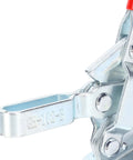 Side view of Two Pack Welding Toggle Clamp Set With Quick Release Latch And Hold Down Features, Heavy Duty Clamp For Woodworking Jigs And Fixtures.