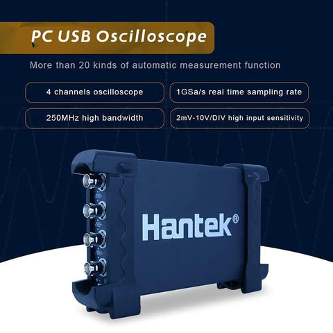 Four Channel Digital Automotive Oscilloscope With 1GSaS Real Time Sampling And 250MHz Bandwidth, portable design with USB