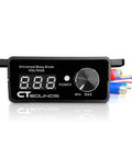 Universal Bass Knob With Digital Voltmeter Blue LED Display Remote Gain Control Pushable On Off Power Switch