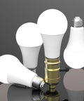 A21 LED Three Way Light Bulb With Low Medium High Settings, 2200 Lumens Daylight 5000K, 50 100 150W Equivalent, E26 base, 4 pack