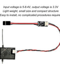 Compact RC Flight Controller For Drones And Hobbyist Helicopters With Mini Size And 5-8.4V Input And 3.3V Output, lightweight DIY FC, wiring details