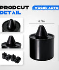 Beefy Exterior Rubber Bumper Stop Cushions 4-Piece 16.5mm Replacement Kit For Ford F-150 Ranger 2004-2011 And Escape 2001-2007