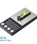 4 Pack Lava II 1S 480mAh 3.8V 95C LiHV Battery weighing 12.7g on scale