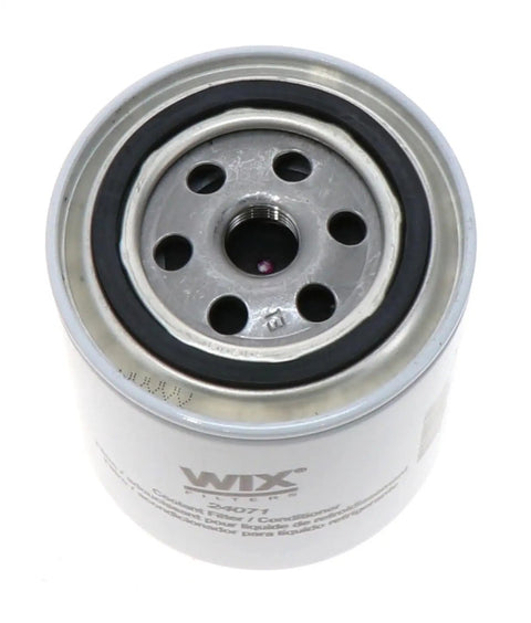 Heavy Duty Coolant Spin On Filter For Automotive Cooling System Durable Replacement Filter Fits Most Cars And Light Trucks Top View