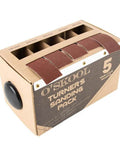 Sanding Strip Kit With Dispenser, 5 Grit Range 150 240 320 400 600 Rolls For Woodturners, Furniture Repair box view