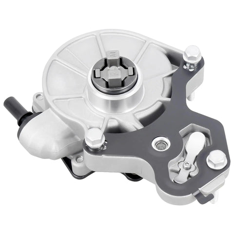 Heavy Duty Brake Vacuum Pump For Chevy And Gmc Trucks Solid Plug And Play Direct Oem Replacement with silver finish.