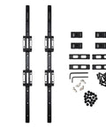 Two 800mm HGR20 Linear Rails Kit With Four HGH20CA Carriage Blocks And Four End Stops For DIY CNC Routers And Molding Machines steel alloy