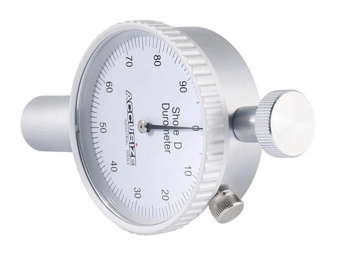 Portable 0-100 Shore D Durometer With 30 Degree Cone Point For Precise Hardness Testing Of Materials Handy Spring Force 4.4 For Consistent Readings In Field And Lab Use, silver dial gauge