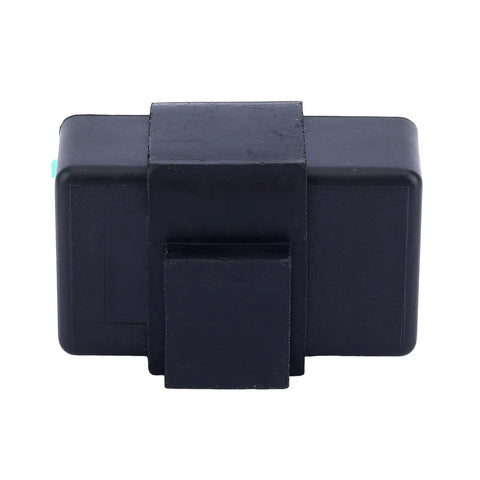Front view of 5 Pin AC CDI Box for GY6 Engines 50cc to 160cc with no rev limiter, universal fit for ATVs, dirt bikes, and go-karts.