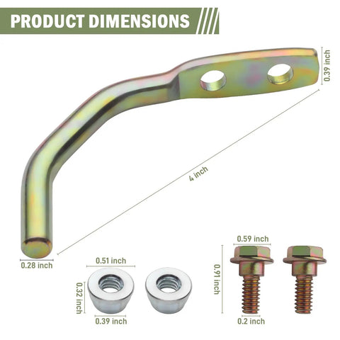 Hardware Pack 689-00636 Replacement For 42 Inch And 46 Inch Bagger System Boot With Double Lower Chute Mounting Rod And Leaf Collection Kit For Lawn Tractors