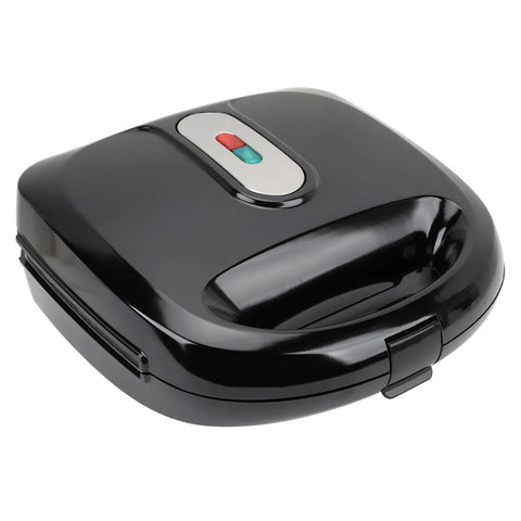 Get That Crispy Crunch Every Time With This Badass 10 Plate Electric Panini Press Sandwich Maker, compact black design.