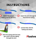 Heat Shrink Tubing Kit With 800 Pieces Two To One Ratio For Electrical Insulation instructions step-by-step guide