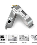 12V DC Drop Bolt Door Lock With Fail Safe NC Mode For Access Control Security, Surface Mounted Electronic Lock With Time Delay