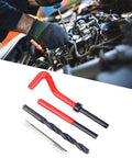 M8x1.25 Stainless Steel Thread Repair Kit For Automotive And HVAC Systems Restores Damaged Female Threads In Aluminum And Other Metals With True Precision And Built Tough Durability For Industrial Machinery High Voltage Gear And Microwave Equipment, drill and tap tools