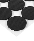 12 Piece Black Rubber Feet Pads Self Adhesive Floor Protectors for Furniture Chairs and Tables Durable Non Slip Cushioning Pads