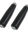 M10 Revolving Hand Wheel With Nuts And Threaded Handle Set 2Pcs, black conical handles for furniture repair and machinery