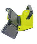 18V Cordless Hybrid 3000 Lumens LED Panel Light For The Job Site, Boss Level Brightness, Portable Panel Lamp, rear angled view