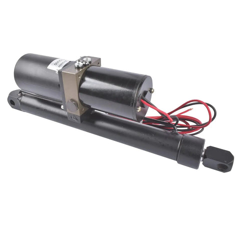 12V Hydraulic Linear Actuator 8000N 1700Lbs Heavy Duty With 12 Inch Stroke 300mm For Farm And Garden Equipment Fast 13mm Per Second Travel 300W Powerful Motor