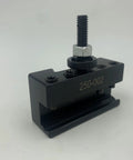 Steel holder for Wedge Type Quick Change Tool Post Set For Mini Lathe 6 to 9 Inch Swing, showing model 250-002 part number.