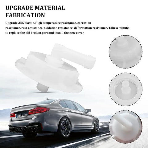 Radiator Coolant Reservoir Overflow Tank Cap With Joint For Honda Acura Cars, close-up view showing ABS plastic material
