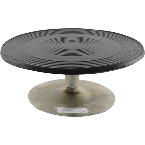 Heavy Duty Manual Turntable With 500 Lb Capacity And Rubber Top Surface For Extra Grip, Built Tough Steel Construction, Easy Rotate