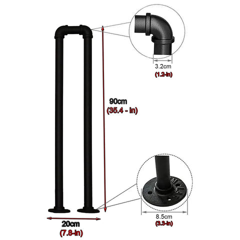 Gold U Shaped Stair Handrail Features No Sweat Install And Dang Sturdy Wrought Iron Construction To Deliver Hefty Support For Outdoor Decks Entryways And Steps Providing Kid Friendly Senior Assistance Any Day, measuring 90cm and 20cm.