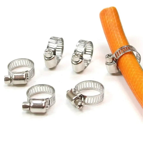 Premium Stainless Steel Hose Clamp Kit With 80 Pieces For Heavy Duty Car And Home Repair Fixing Leaks Fastening Various Sizes From 8mm To 51mm Using Adjustable Worm Gear Clamps That Stay Tight, stainless clamps on hose