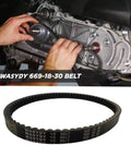 3 Pack Durable CVT Drive Belt 669 18 30 Replacement For GY6 49cc 50cc Engines installation view