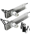 Rock Solid Electric DC Telescopic Linear Actuator Dead Simple Reciprocating Motorized Cylinder with metal body and motor for projects.