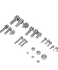 304 Stainless Steel Screw Nut Washer Kit, 480 Piece Heavy Duty Household Repair Set For Indoor Outdoor DIY Projects, Rust Resistant Long Lasting Fasteners; assorted screws and nuts
