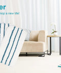 Display of 8 Pack Replacement Microfiber Steam Mop Pads for Black Decker compatible with SM1600 SM1610 next to mop.