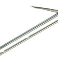 Notch Speargun Shaft 174 PH 105 Cm Tahitian Style With Single Flopper, Tempered Stainless Steel 6.0 Mm Diameter, Made in Italy