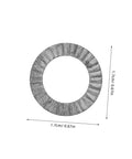 Built Tough Manganese Steel Wedge Locking Washers 1.7cm diameter for heavy duty anti loosening hardware applications.