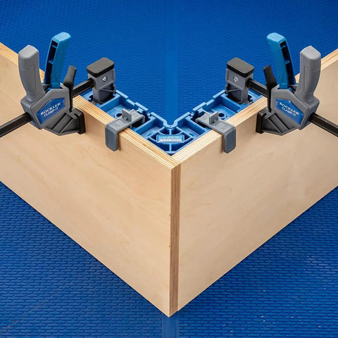 90 Degree Clamp It Assembly Square For Woodworking And Cabinet Installations securing wooden boards at right angle