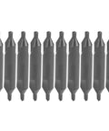 HSS Centering Drill Bit 3mm Set for Bench Milling Machine and Lathe, High Speed Steel Center Drill with Enlarged Chip Flute, Durable Metalworking Bit Pack for Precise Marks, Clean Holes, and Pro Results - ten drill bits arranged in a row.