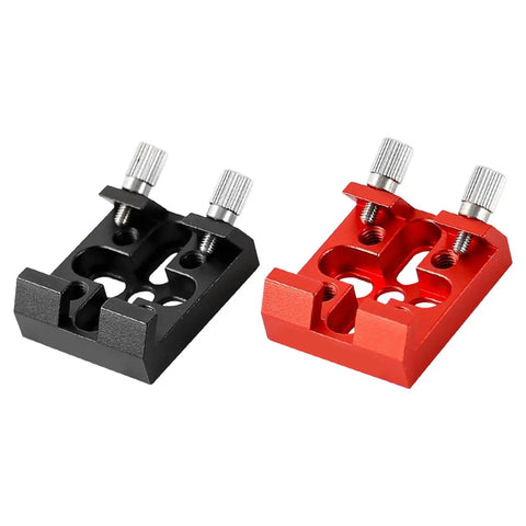 Cross Shaped Dovetail Saddle With Quick Release Rails For Telescopes Red And Black Anodized Mount Ultra Solid Stability