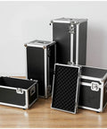 Portable Locking Tool Box Organizer With Heavy Duty Build And Metal Latch For Tools, Documents, And Supplies, various sizes shown