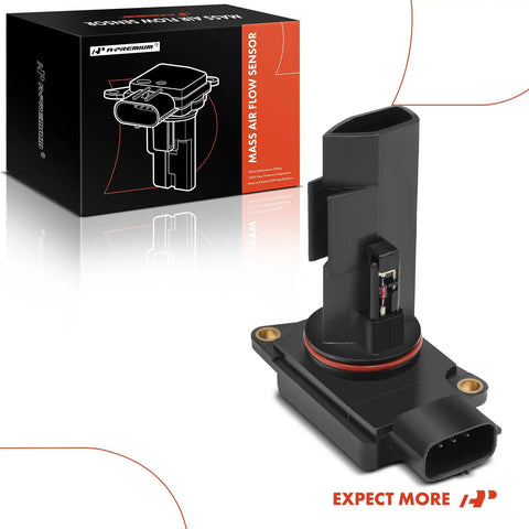 Mass Air Flow Sensor 4 Pin MAF For Mitsubishi Outlander 2004 To 2013 And Lancer Galant Eclipse RVR Endeavor 2004 2008 2010 2011 All Engine Drop In Replacement Upgrade Direct Fit Premium Quality