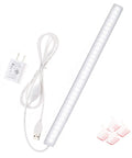 Slim 12 Inch Plug In LED Under Cabinet Light with Memory Function Cold White 6000K Dimmable Under Counter Kitchen and Workbench Lighting