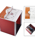 Premium Aluminum Router Table Insert Plate With Slick Flat Surface For Precision Wood Trimming And Engraving Work Featuring No Sweat Mounting And Bulletproof Stability For Your Daily Shop Projects, top view.