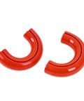 Ford F150 Tow Hook Covers Red Fits 2004-2026 and Bronco Base Big Bend Outer Banks 2021-2026 Also Fits Toyota Tundra 2017-2021 Tough, Easy Install Tow Hooks for F150 Accessories