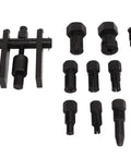 Ultimate Universal Motorcycle Bearing Puller Tool Kit With 10 Piece Internal Extractor Set For Smooth Bike Engine Repair And Easy Motor Maintenance With Durable Metal Storage Case Helps You Fix Stuff Quick No Sweat On Your Sweet Machine, 10-piece steel