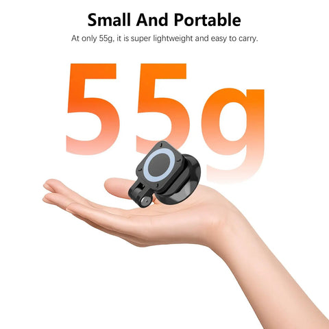 Lightweight Magnetic Mount For Insta360 GO Ultra With 2-In-1 Magnetic And Suction Holder on Hand, 55g