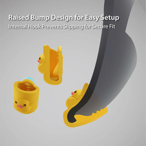Night Glow Alien Brake Lever Cover 2 Pack Silicone Protector Sleeve in yellow with raised bump design for secure fit
