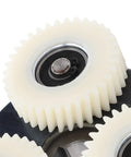 Close-up of 36T Nylon Gear Clutch Kit for Planetary Electric Motors with 3 Gear Set, Bearings Included and 88mm Clutch.