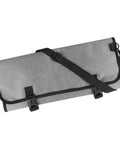 Large Capacity Chef Knife Roll Bag With Compartments For Camping Picnics And Hiking Heavy Duty Knife Roll Case closed view