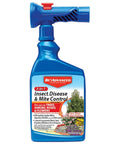 3 In 1 Insecticide Fungicide Miticide For Outdoor Plants Ready To Spray Beats Pests And Diseases Up To 30 Days Of Protection Bottle