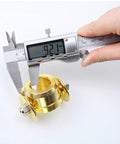 Measurement of Pro Grade Built Tough Double Wheel Roller Guide Tool For Torch AG60 PT31 with caliper displaying 9.21 mm
